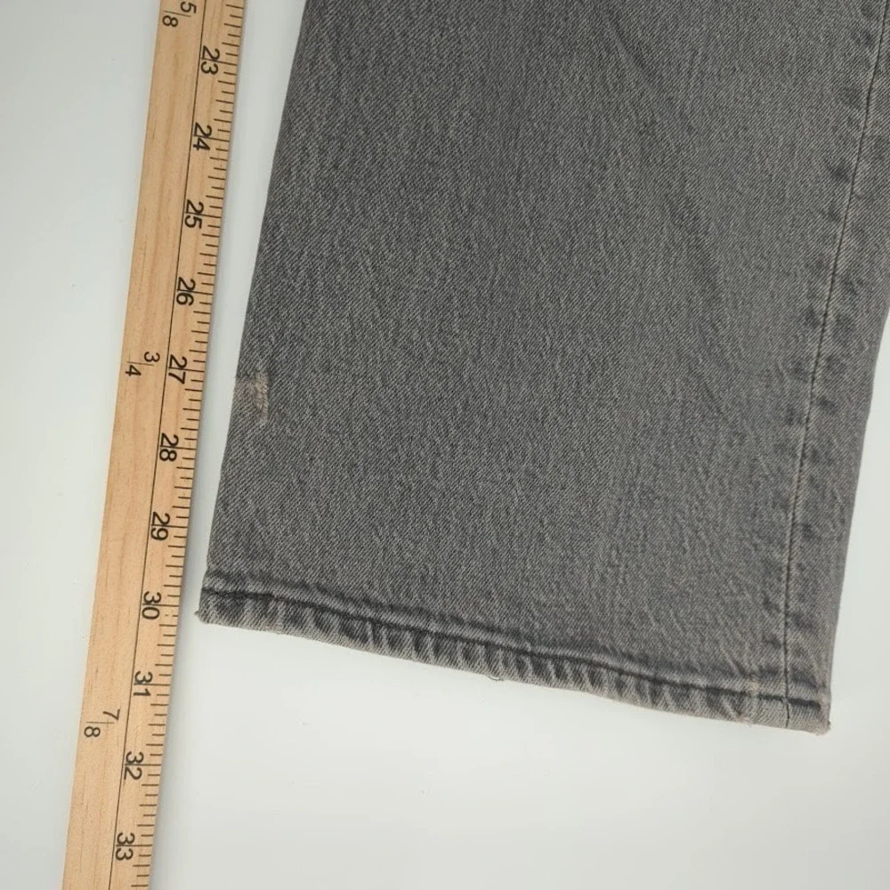Levi's 501 Original Fit Jeans Men 44x30‎ Gray Button Fly Straight Leg NWT *READ*